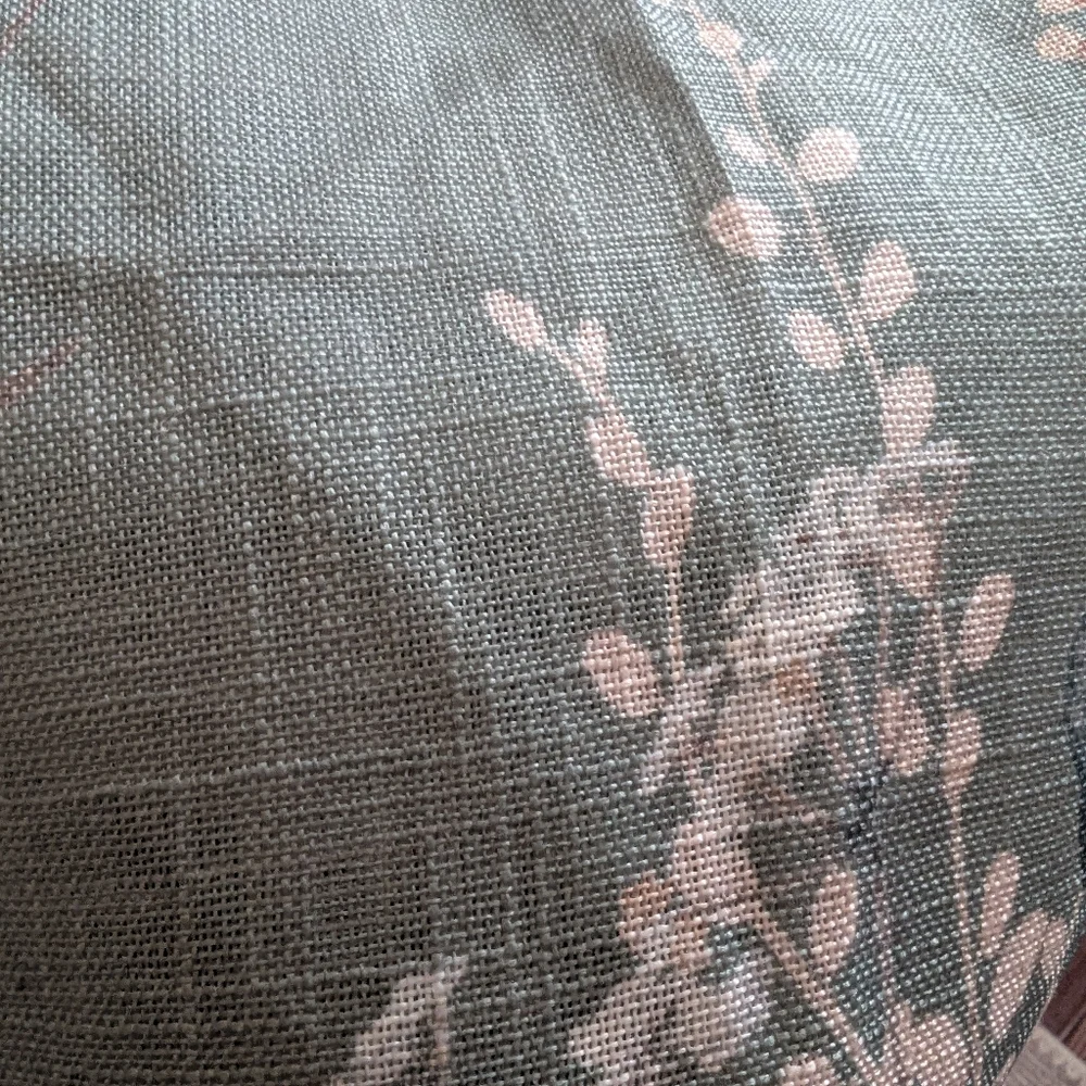 Floral Green Curtains set of 2